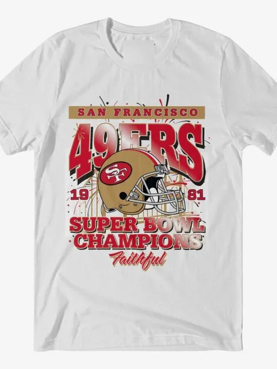 San Francisco 49ers Super Bowl Unisex T-Shirt 250 - Picture 1 of 5